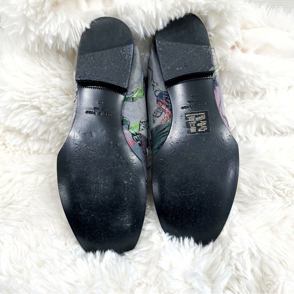 rag & bone Floral Print Gray Loafers - Picture 6 of 11